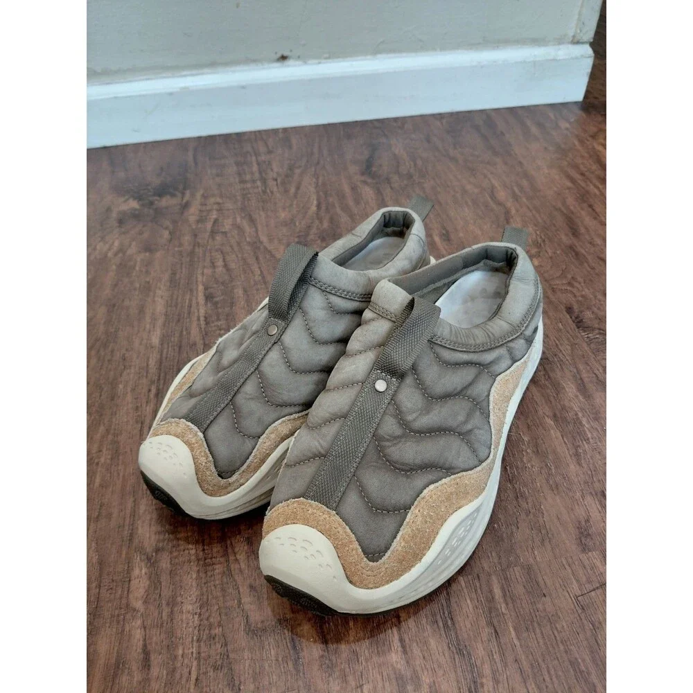 Hoka One One Ora Primo TP Antique Olive Oat Milk Unisex Men Sz 9.5 Women Sz 10.5